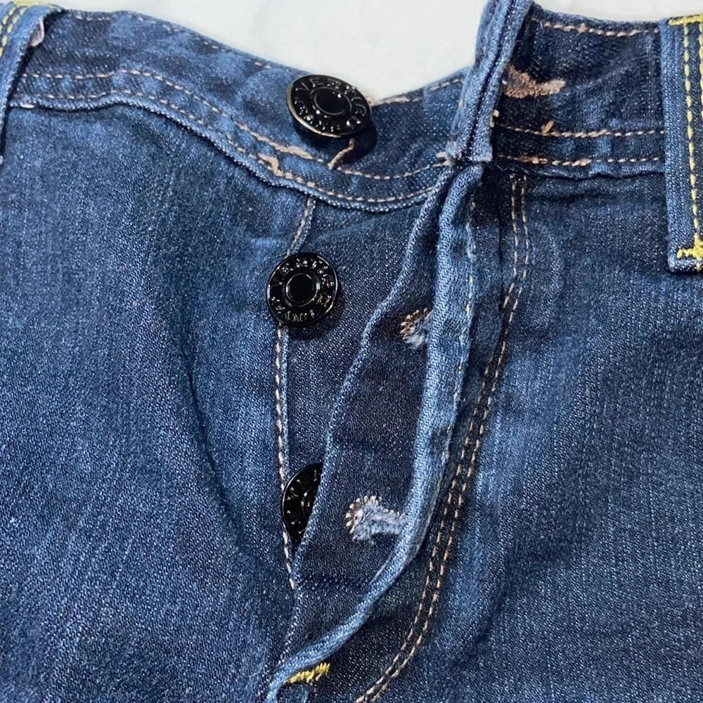 Vertigo Women’s 12 Blue Bootcut button fly Flare 5-Pocket Denim - Picture 8 of 9